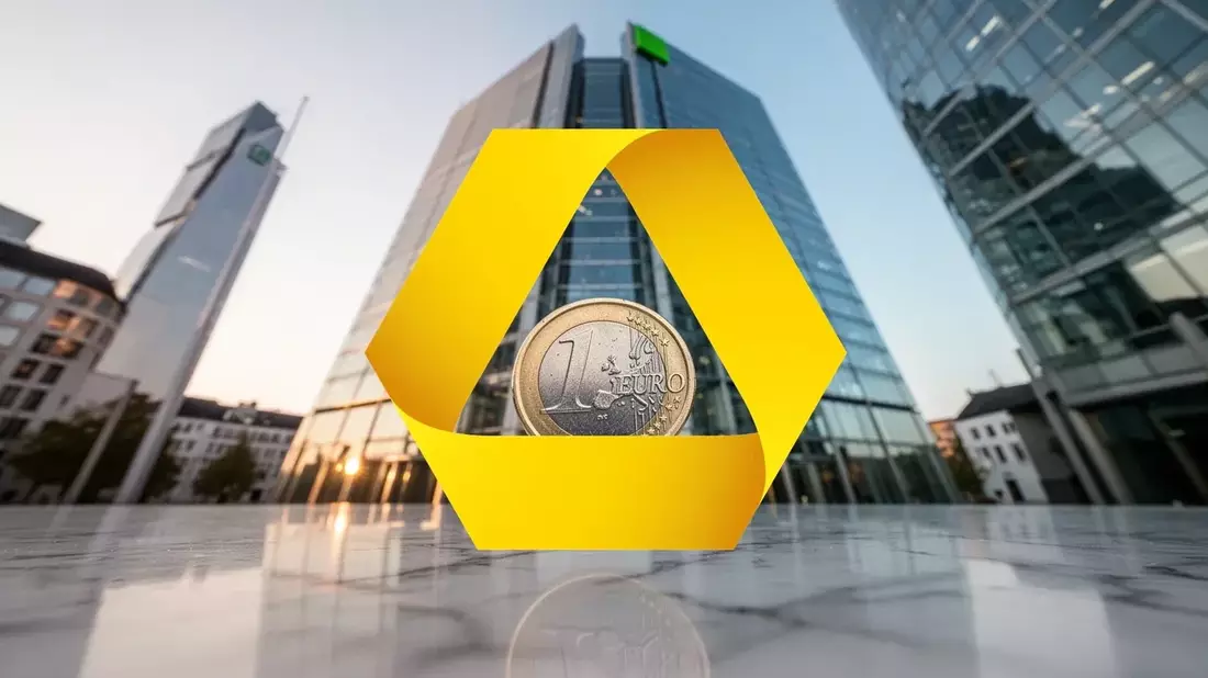 Commerzbank's Strong Quarter and Analyst Support Collide with Bearish Chart Signal Illustration mit AI erstellt übermittelt durch boerse-global.de