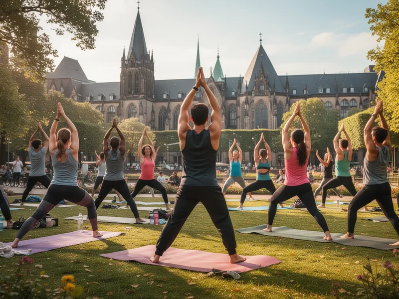 Outdoor-Yoga 2026: 63 kostenlose Kurse pro Woche in Köln - Foto: über boerse-global.de
