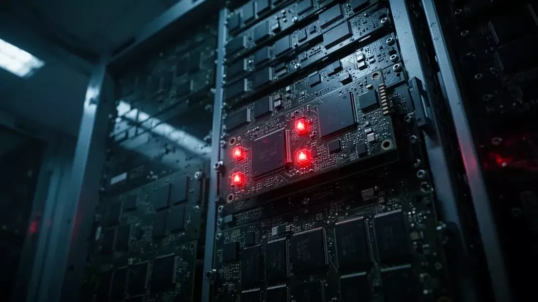 Micron navega entre la escasez de memoria y el asalto de Samsung en el negocio de la IA Illustration mit AI erstellt übermittelt durch boerse-global.de