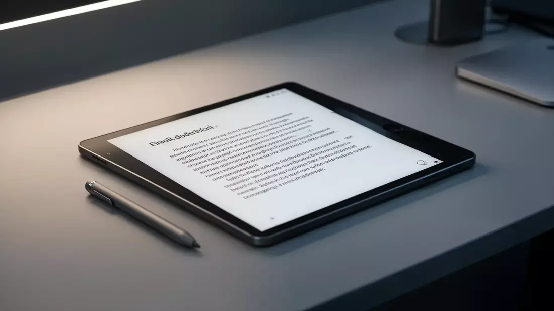 E-Paper-Tablets: Neue Chips bringen KI-Funktionen ohne Cloud - Bild: über boerse-global.de