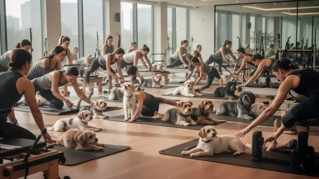 Puppy Pilates: Trainieren mit Hunden wird zum Fitness-Trend - Bild: über boerse-global.de