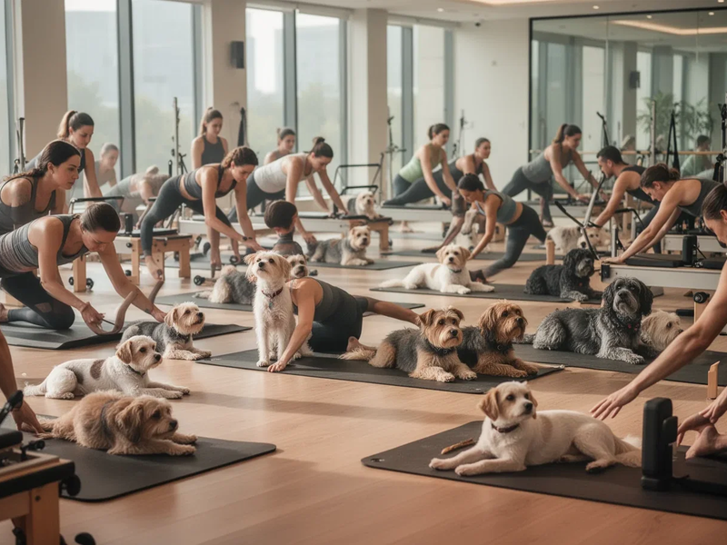 Puppy Pilates: Trainieren mit Hunden wird zum Fitness-Trend - Foto: über boerse-global.de