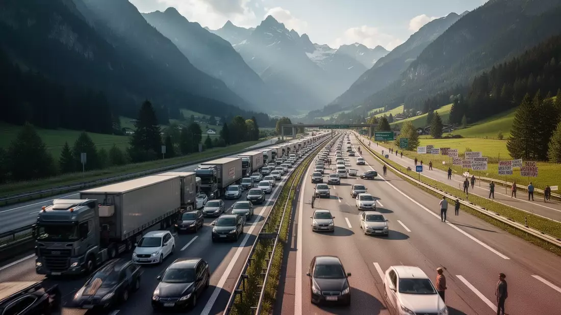 Brennerroute blockiert: Umweltschützer sperren Autobahn am Samstag - Bild: über boerse-global.de