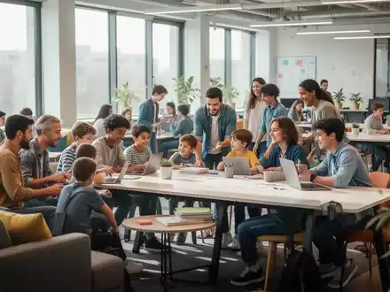 Coworking für Schüler: Oldenburg schafft Lernräume ohne Konsumzwang - Foto: über boerse-global.de