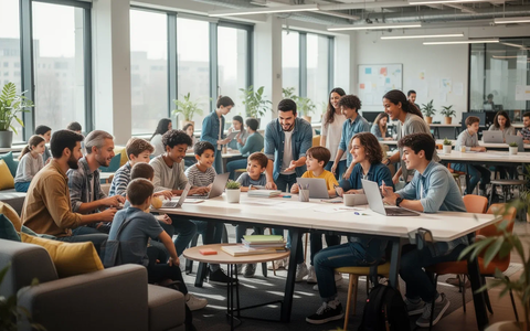 Coworking für Schüler: Oldenburg schafft Lernräume ohne Konsumzwang - Foto: über boerse-global.de