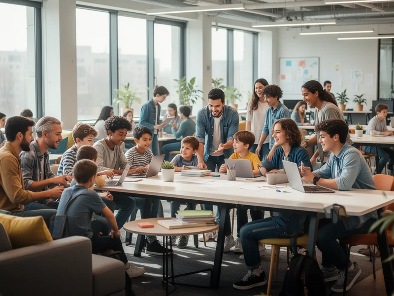 Coworking für Schüler: Oldenburg schafft Lernräume ohne Konsumzwang - Foto: über boerse-global.de