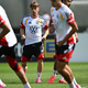 Training vor dem Finnland-Spiel. - Foto: Federico Gambarini/dpa