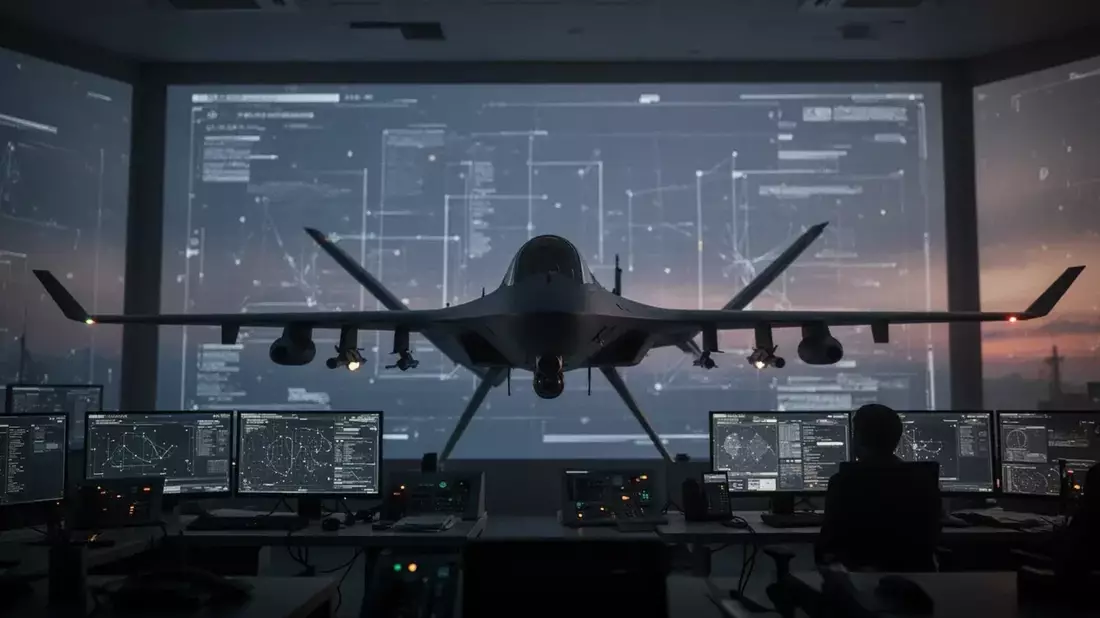 DroneShield’s Software Pivot Fuels Optimism as A$730 Million Prize and ASIC Probe Vie for Attention Illustration mit AI erstellt übermittelt durch boerse-global.de