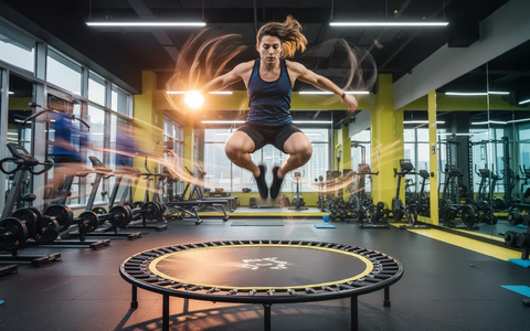 Jumping Fitness: 800 Kalorien pro Stunde auf dem Trampolin - Foto: über boerse-global.de