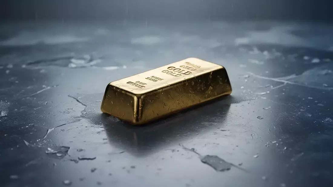 Gold Claws Back from Two-Month Low as Iran Détente Offsets Sticky Core Inflation Illustration mit AI erstellt übermittelt durch boerse-global.de