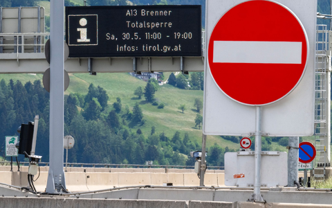Die Sperre des Brenner-Korridors sorgt nicht für das befürchtete Verkehrschaos - Foto: Peter Kneffel/dpa