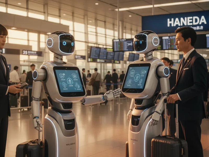 Ubtech: Japan Airlines startet Walker-Einsatz in Haneda - Foto: über boerse-global.de