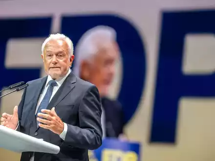 Wolfgang Kubicki siegt in Kampfabstimmung um den FDP-Vorsitz - Foto: Michael Kappeler/dpa