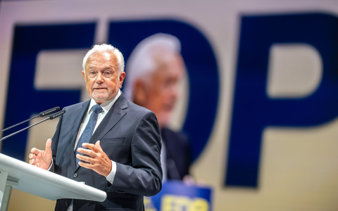 Wolfgang Kubicki siegt in Kampfabstimmung um den FDP-Vorsitz - Foto: Michael Kappeler/dpa