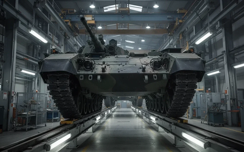 Renk Rides Record Backlog and Rheinmetall Momentum into Critical Technical Zone - Foto: über boerse-global.de