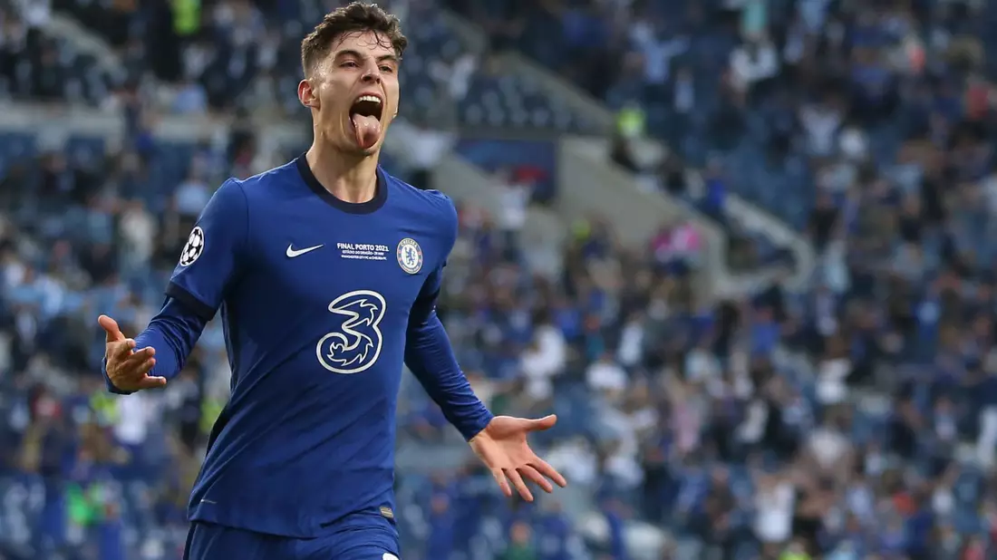 Damals für Chelsea: Schon 2021 jubelte Kai Havertz im Finale der Champions League. (Archivbild) - Bild: Jose Coelho/Pool EPA/AP/dpa