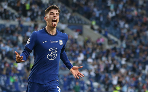 Damals für Chelsea: Schon 2021 jubelte Kai Havertz im Finale der Champions League. (Archivbild) - Foto: Jose Coelho/Pool EPA/AP/dpa