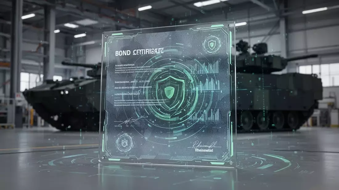 Rheinmetall Aktie: 500-Millionen-Anleihe bis Mai 2031 - Bild: über boerse-global.de