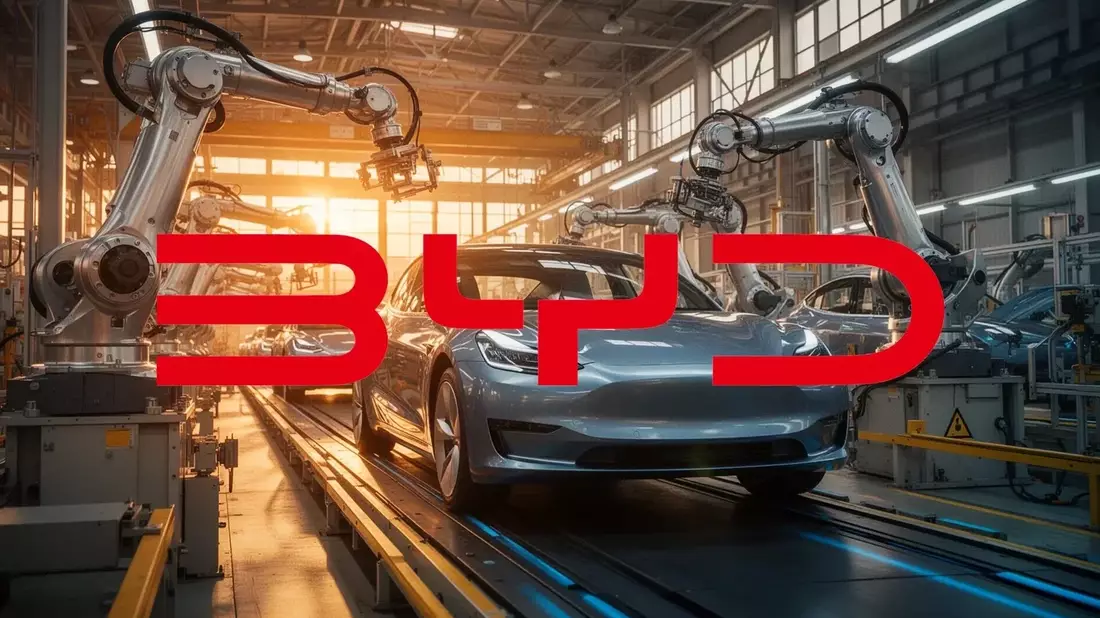 BYD's Data-Fueled Autonomy Bet: Full Liability, a 4nm Chip, and a 55% Profit Wipeout Illustration mit AI erstellt übermittelt durch boerse-global.de