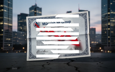 Münchener Rück Aktie: 19,7% Minus über 12 Monate - Foto: über boerse-global.de