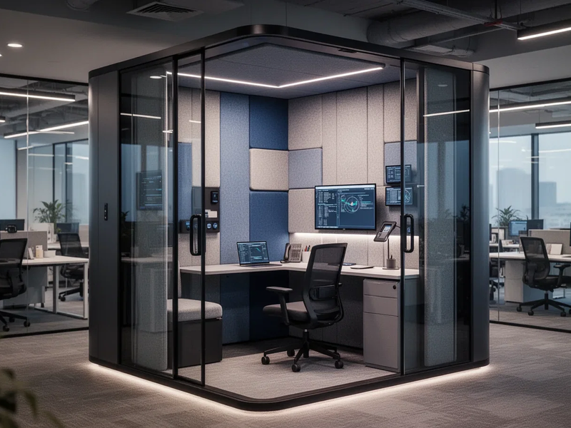 Büromöbel-Boom: Privacy Pods erreichen 804 Millionen Euro - Foto: über boerse-global.de