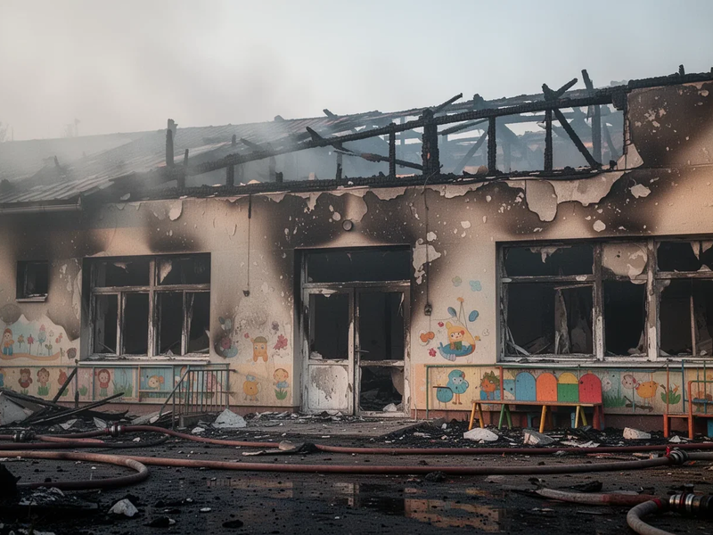 Brände in Deutschland: Kita und Rettungswache zerstört, Millionenschaden - Foto: über boerse-global.de