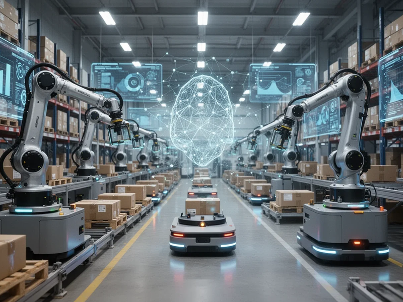 Logistik-Revolution: AI Agents und Roboter steigern Effizienz um 130% - Foto: über boerse-global.de