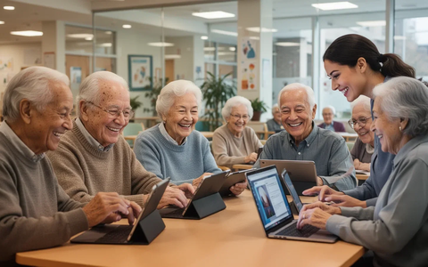 Seniorenwoche ab Juni: Digitale Teilhabe gegen Isolation und Pflegemangel - Foto: über boerse-global.de