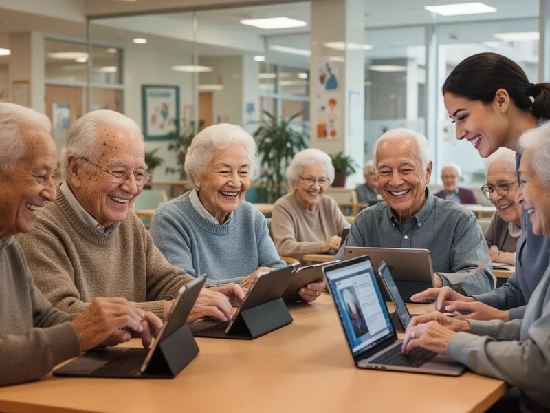Seniorenwoche ab Juni: Digitale Teilhabe gegen Isolation und Pflegemangel - Foto: über boerse-global.de