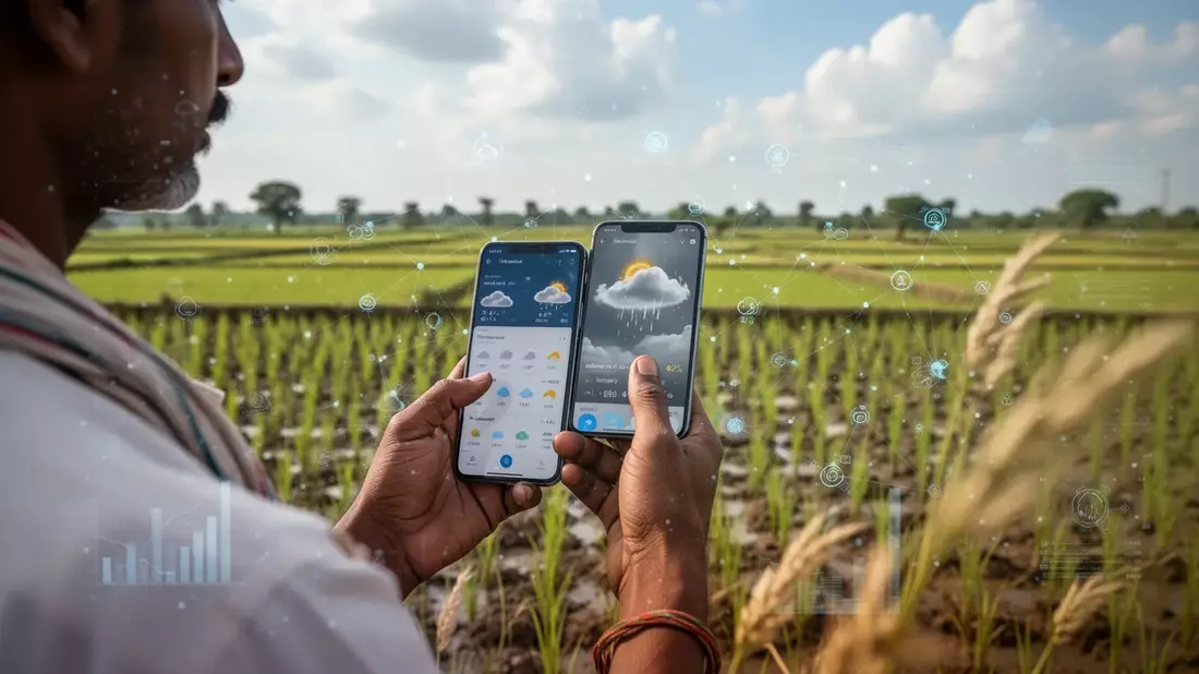 WhatsApp-Warnsystem: KI schützt 1,5 Millionen Landwirte vor Wetterextremen - Bild: über boerse-global.de