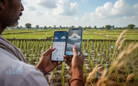 WhatsApp-Warnsystem: KI schützt 1,5 Millionen Landwirte vor Wetterextremen - Foto: über boerse-global.de