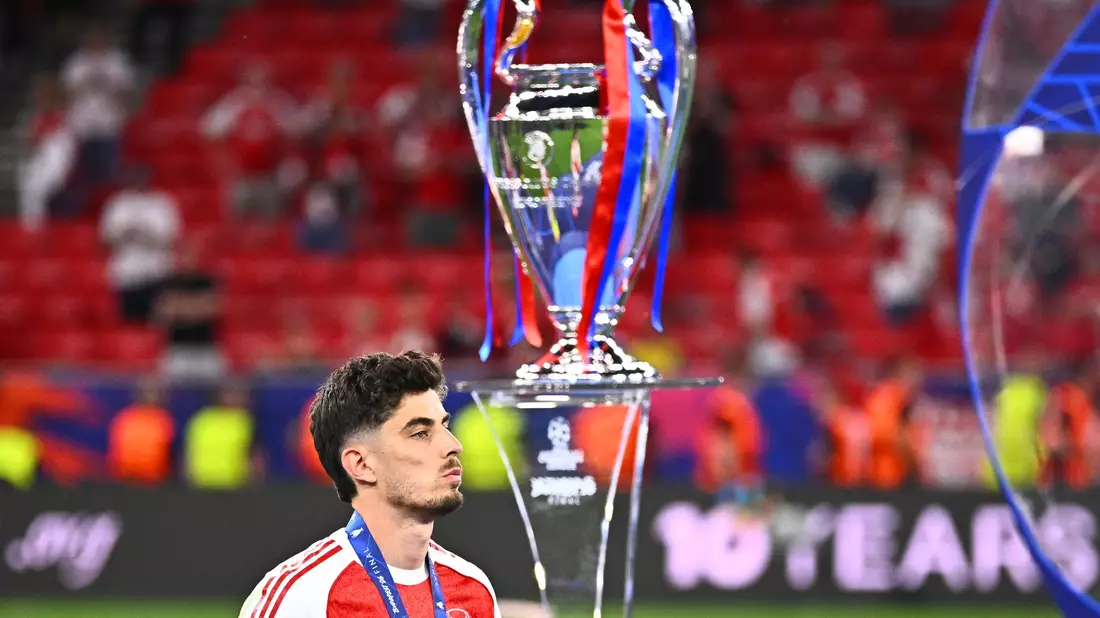 Kai Havertz muss weiter auf den ersten Champions-League-Titel mit Arsenal warten.  - Bild: Tom Weller/dpa