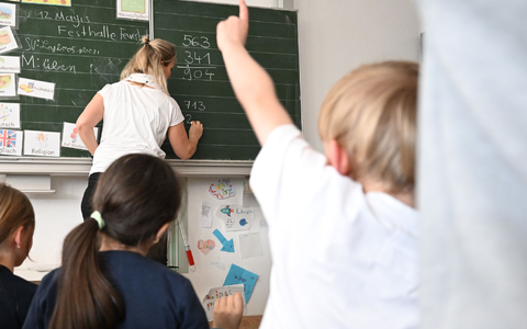 Für Grundschulkinder sehen Wissenschaftler erhebliche Risiken bei der Nutzung sozialer Medien. (Archivbild)  - Foto: Bernd Weißbrod/dpa