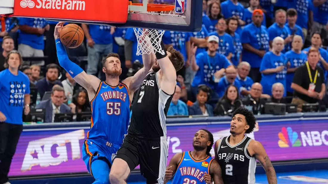 Isaiah Hartenstein konnte das Aus der Thunder nicht verhindern. - Bild: Nate Billings/AP/dpa