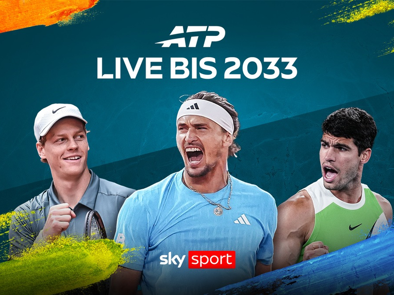 Großes Tennis langfristig live auf Sky Sport: Sky Deutschland und die ATP verlängern ihre Partnerschaft bis 2033 - Foto: presseportal.de