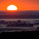 Im Norden gab es Sonntagfrüh auch Nebel. - Foto: Moritz Frankenberg/dpa