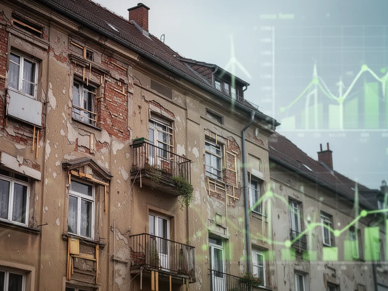 Wohnungsbau: 59% der Vermieter bremsen bei Sanierungen - Foto: über boerse-global.de
