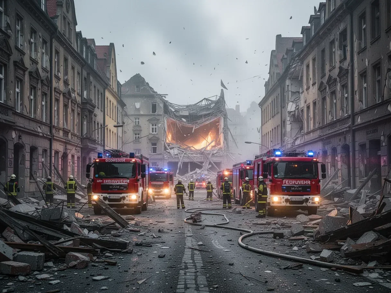 Gasexplosion in Görlitz: Drei Tote durch Trümmer bestätigt - Foto: über boerse-global.de