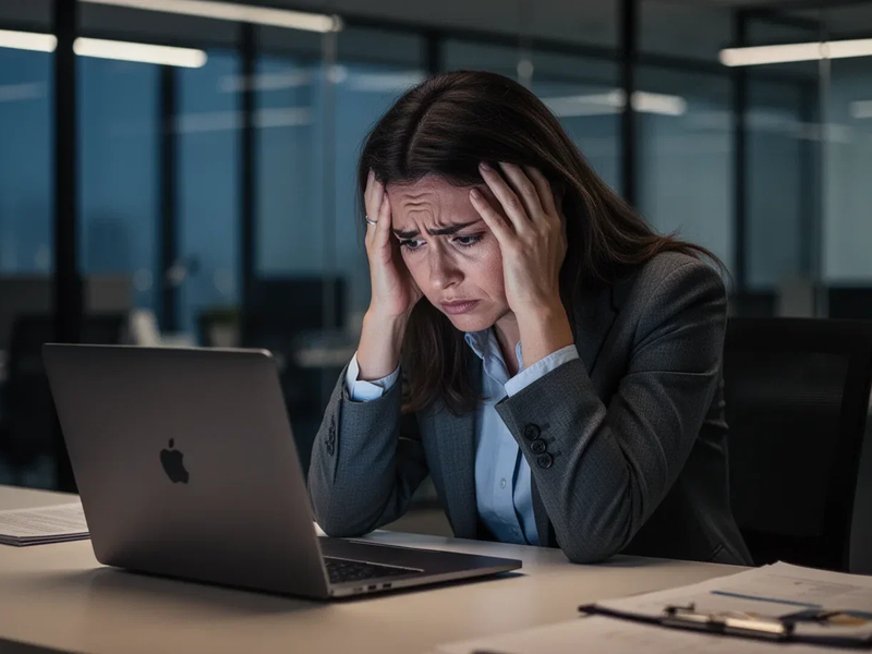Burnout-Zahlen: 40% der Frauen fühlen sich nach Arbeit ausgebrannt - Foto: über boerse-global.de
