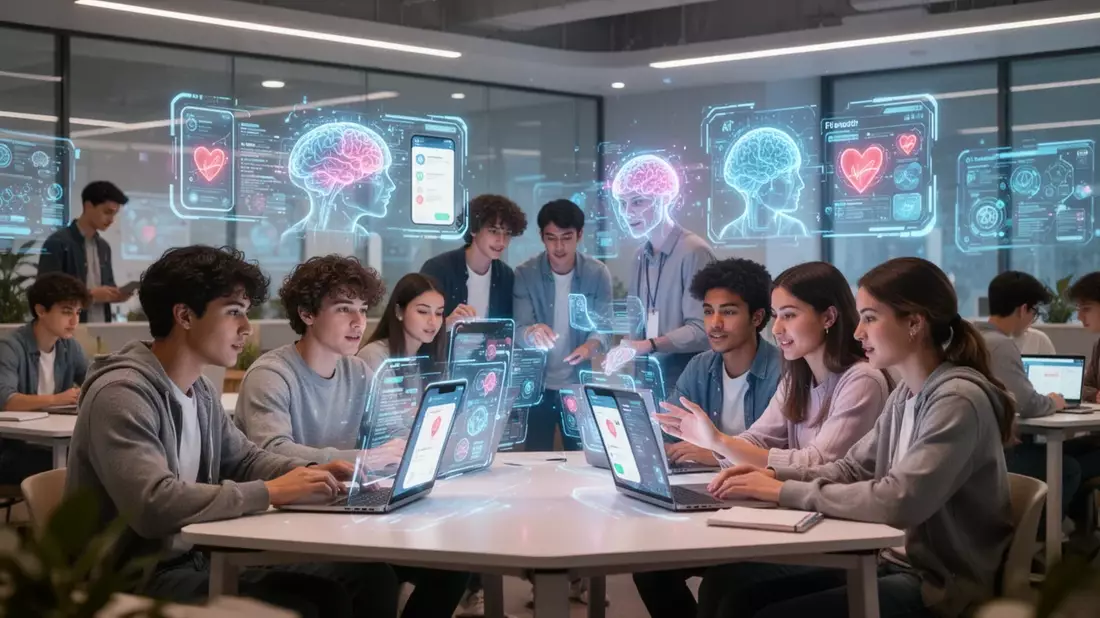 Digitale Therapie schlägt Campus-Dienste: 75% nutzen KI-Apps - Bild: über boerse-global.de