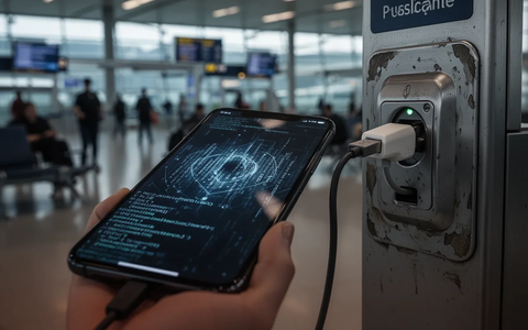 USB-Ladestationen: 500% mehr KI-Betrugsfälle an Flughäfen - Foto: über boerse-global.de