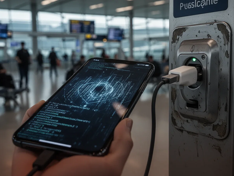 USB-Ladestationen: 500% mehr KI-Betrugsfälle an Flughäfen - Foto: über boerse-global.de