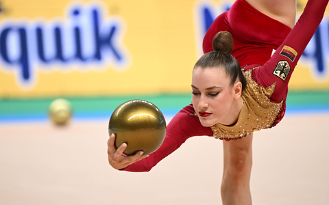 Hochkonzentriert: Darja Varfolomeev. - Foto: Filippo Tomasi/IPA via ZUMA Press/dpa