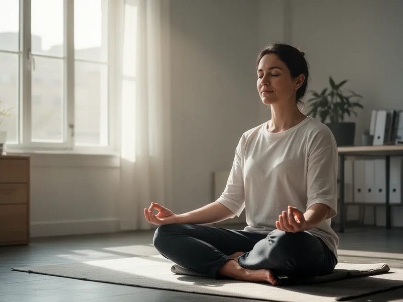 Geführte Meditation: 10-Minuten-Formate senken Cortisol und Entzündungen - Foto: über boerse-global.de