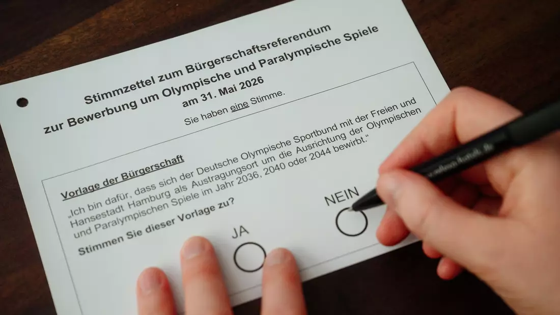 Die Hamburger stimmten gegen eine Olympia-Bewerbung. - Bild: Gregor Fischer/dpa