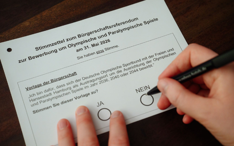 Die Hamburger stimmten gegen eine Olympia-Bewerbung. - Foto: Gregor Fischer/dpa