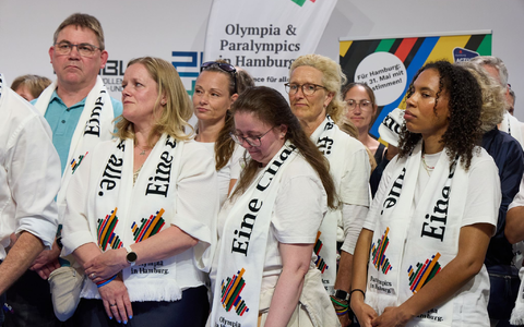 Frust bei Olympia-Befürwortern nach dem Referendum in Hamburg. - Foto: Georg Wendt/dpa