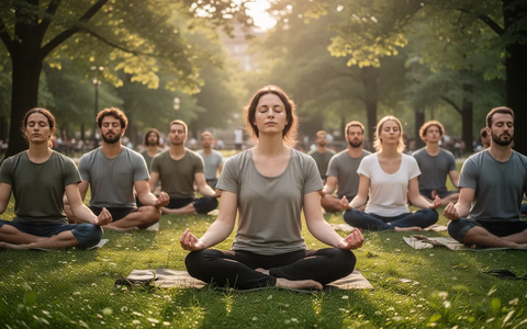 Mentale Gesundheit: Meditation im Park und nüchterne Clubs boomen - Foto: über boerse-global.de