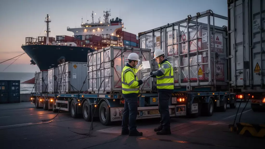 Gefahrguttransport: 50 Tonnen Sprengstoff sicher zum Feuerwerksfestival - Bild: über boerse-global.de