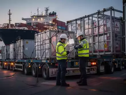 Gefahrguttransport: 50 Tonnen Sprengstoff sicher zum Feuerwerksfestival - Foto: über boerse-global.de